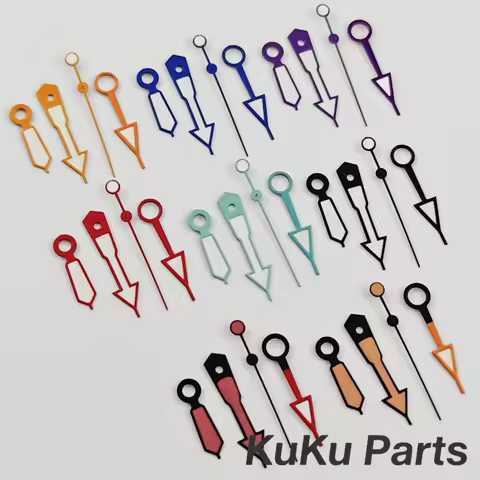 SKX 4 Pins NH34 GMT Watch Hands NH34A 4R34 Green Luminous Watches Pointers GMT Hands For NH34 NH35 N