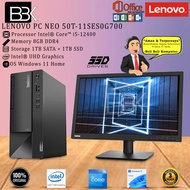 Lenovo PC NEO 50T 11SES0G700 i5-12400 8GB 1TB+1TB SSD W11H OHS21 + LED