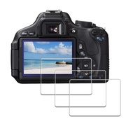 iDaPro Screen Protector for Canon EOS Rebel T3i / 600D [3Pack] Tempered Glass Easy Installation