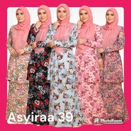 Kurung Ironless Readystock Asyiraa New Koleksi Sedondon Raya/Moss crepe Berpoket/Berkualiti