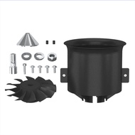 ใบพัดระบายอากาศแบบใหม่ EDF70mm ใบ 12 ใบ QF3027 ใบพัดแบบหมุนได้ในทิศทางตรงข้ามสำหรับโมเดลเครื่องบินไฟ