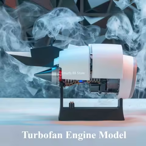 TR900 Aircraft Turbofan Engine Model PLA+3D Printing Aviation Engine Model Scientific Laboratory Tea