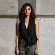 Merge Official - Merge Cowl Neck Strap Top (พร้อมส่ง)