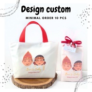 MINIMAL Custom full color print belacu Mini bag (Minimum order 10 pcs)