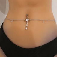 Anting Belly Pusar Piercing Belly Tindik Pusar Stainles Stell Kalung Rantai Pinggang
