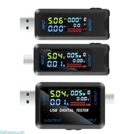 Zebeaa USB Power Meter DC4 5-36V 5A LCD USB USB C Voltage Current Display USB Tester Multimeter Test