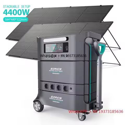Sorein 4400W Diy Expandable Battery Electric Portable Power Station 3000W Solar Generator 3Kva 12V S