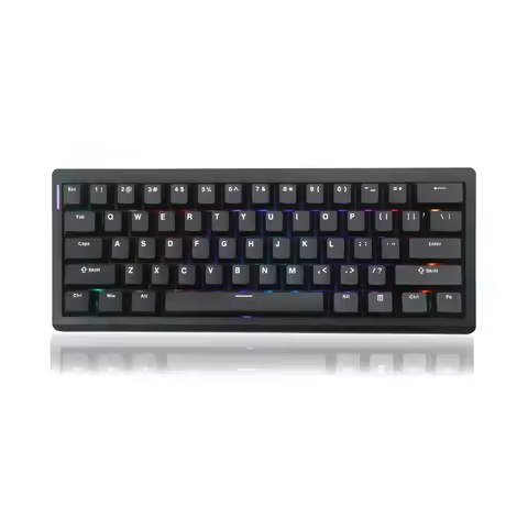 GMK61 VIA/Qmk Mechanical Keyboard 3-Mode 2.4G Bluetooth Wireless Wired Gasket Customization Gaming k