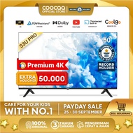 COOCAA 50 inch Smart TV - Digital TV - 4K - UHD - Dolby Audio - Youtube - Mirroring - Boundless -Bro