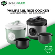 PHILIPS 3000 Series Non Stick Rice Cooker 1.8L/10cups (HD3213 / HD3212 / HD3008)