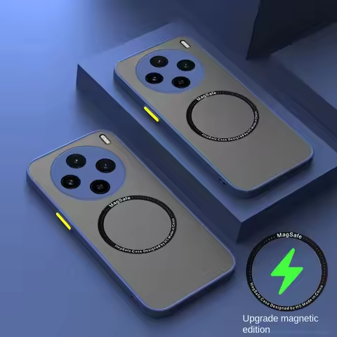 Cover For Vivo X100 x200 Pro Mini x100 ultra Case Magnetic Magsafe Silicone Hard Transparent Case Fo