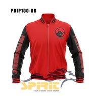 Jaket Varsity PDIP Jaket Baseball PDI Perjuangan 2024 Lengan Panjang Cotton Fleece Premium