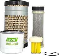 XYZIL Engine Oil Fuel Air Filter Kit Compatible with Kubota RTV-X1100C RTV-X1120D RTV-X1100CR RTV-X1