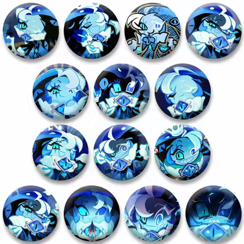 Shadow Milk Cookie Coin Badges Round Brooch on Backpack Hat Shirt Accessories Kawaii Game Jewelry Pi