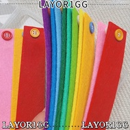 LAYOR1GG Felt Button Bracelet, Diy 10pcs Teaching Aids, Operation Felt Button Handmade Button Bracel