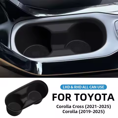 For Toyota Corolla 2019-2025 Corolla Cross 2021-2025 Center Cup Holder Silicone Non-Slip Center Cont