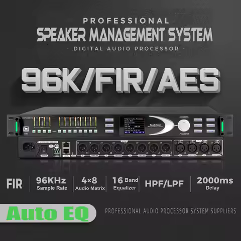 Paulkitson DSP0408RTS Professional Stage Speaker Management System