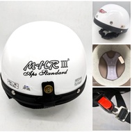 MHR WHITE HELMET TOPI KELEDAR MHR KURA KURA NINJA TURTLE  HELMET STENG MOTOR {100%} ORIGINAL MHR HAL