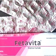 Vitamin & Suplemen Ibu Hamil Fetavita Strip isi 10 Kapsul Original