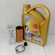 BMW MINI B38 B47 B48 , F39,40,44,45,46,48 F55,56,57 F60 OIL FILTER 11428593186 + KOYOMA 5W30 SEMI SY