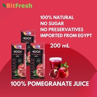 Lamar Pomegranate 100% Juice 200ml No Preservative Sugar Added Jus Delima Buah Bitfresh
