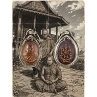 [Rui Amulet] Rian 9 Tok Raja, Nur Thong Longdam, Phor Than Dee, Wat Maisuwankhiri, 2537 (淺模) Tok Raj
