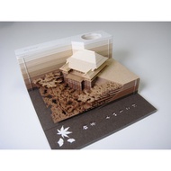 日本OMOSHIROI BLOCK 紙雕模型便條紙/ 京都清水寺 壤