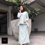 NEW ARRIVAL Baju Kurung Modern Vistana | Mint Green Eaa Fashion