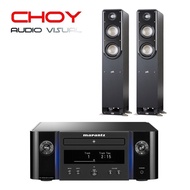 Marantz M-CR612 Network CD Receiver + Polk Audio S50 Floorstanding Speaker HiFi System Package