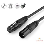 [AuraYuer] DMX 3-PIN DMX512 Male To Female Cable LED PAR Stage Lights DMX Signal Line Dj Equipment D
