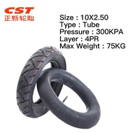 CST 10X2.50 TYRE INNER TUBE RUBBER TIRE ELETRIC BICYCLE SCOOTER MINI XIAOMI EBIKE TAYAR 10X2 10X2.12