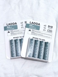 2 SETS (TOTAL 8 PCS) OF IKEA LADDA AA 1.2V 2450MAH NI-MH RECHARGEABLE CELL 2 盒共8粒充電池