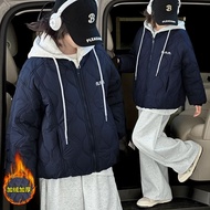 COD 2026 Girls' Fake Jacket Autumn Winter Style 2025 Fashionable Hooded Medium Large Children's Quil