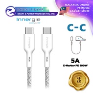 Innergie C-C Type C to Type C Cable 5A PD100W Fast charging Cable 1.8meter