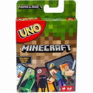 Uno Minecraft Card Game, 112 Cards Family-Friends Party Game Videogame Themed| |