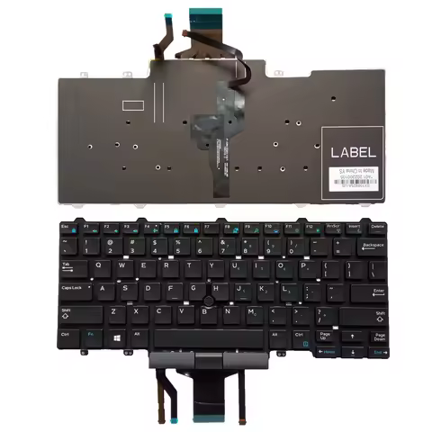 US Laptop Keyboard for DELL Latitude E5450 E5470 E7450 E7470 7490 5480 5488 7480 7490 0WYJFT 000M14 