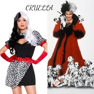 Hot Cruella Seller De Vil Costume Perfect For Performances And Roleplay