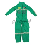 ☈✔♟MagiDeal Doll Clothes Fireman Costume Suit for 1 / 6 Soldie