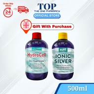 Health Tech Innovative HydroCell Silver Oxygen Complex/Pure Ionic Silver (500ml)