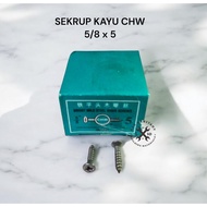 CHW Wood Screw + 5/s 8 Inch x 5 / Wood Screw CHW 5/ 8 5