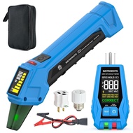 Circuit Breaker Finder Tool with Accessories, 90-135V AC Digital Breaker Finder with Integrated GFCI
