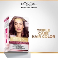 L'Oreal Paris Excellence Creme Triple Care Hair Color - #4.26 Purple Brown, Water Permeable