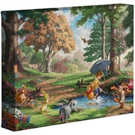 Thomas Kinkade Studios Disney Winnie the Pooh I 8" x 10" Gallery Wrapped Canvas