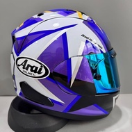 ARAI RX7X Blue Pentagram Full Face Helmet Arai Full Face Helmet Arai Riding Hat Full Face Motorcycle