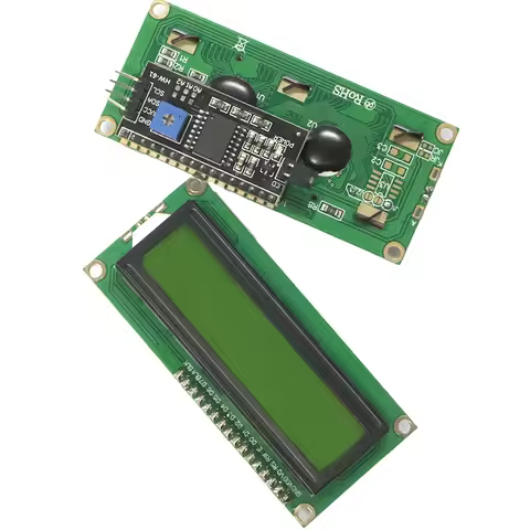 1602A 16x2 LCD Display Module with I2C Interface Blue/Yellow-Grn Backlight for Arduino Raspberry Pi 
