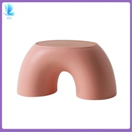 Stool Rainbow Shape Footstool Kids Step Stool Seat for Living Room Indoor Furniture ChildrenS Stool