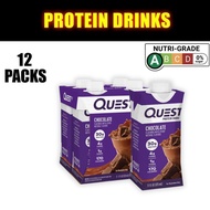 Quest Nutrition Protein Drink Shake (12-Pack x 30g) - Protein Low Carb