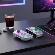 Aolion J20 RGB Wireless Joycon Set for Nintendo Switch with Hall Effect Joysticks and Motion Control