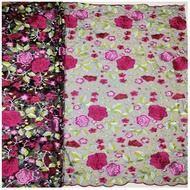 Lace Net Embroidery Fabric Lace Stretchable Fabric