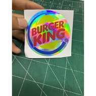 Sticker Rainbow Burger King
